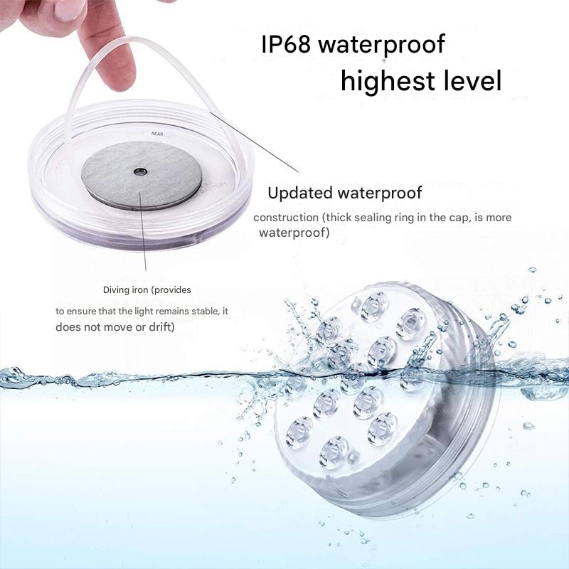 Lampada LED Subacquea – Colorata e Completamente Impermeabile