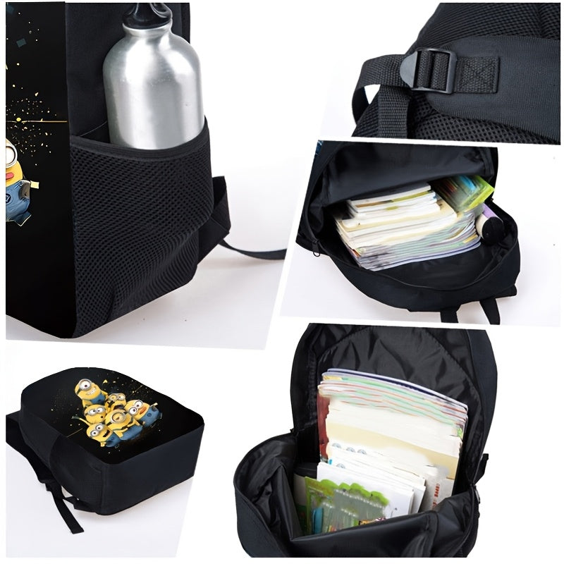 Set Scuola Minions - Zaino, Borsa Pranzo & Astuccio per Bambini