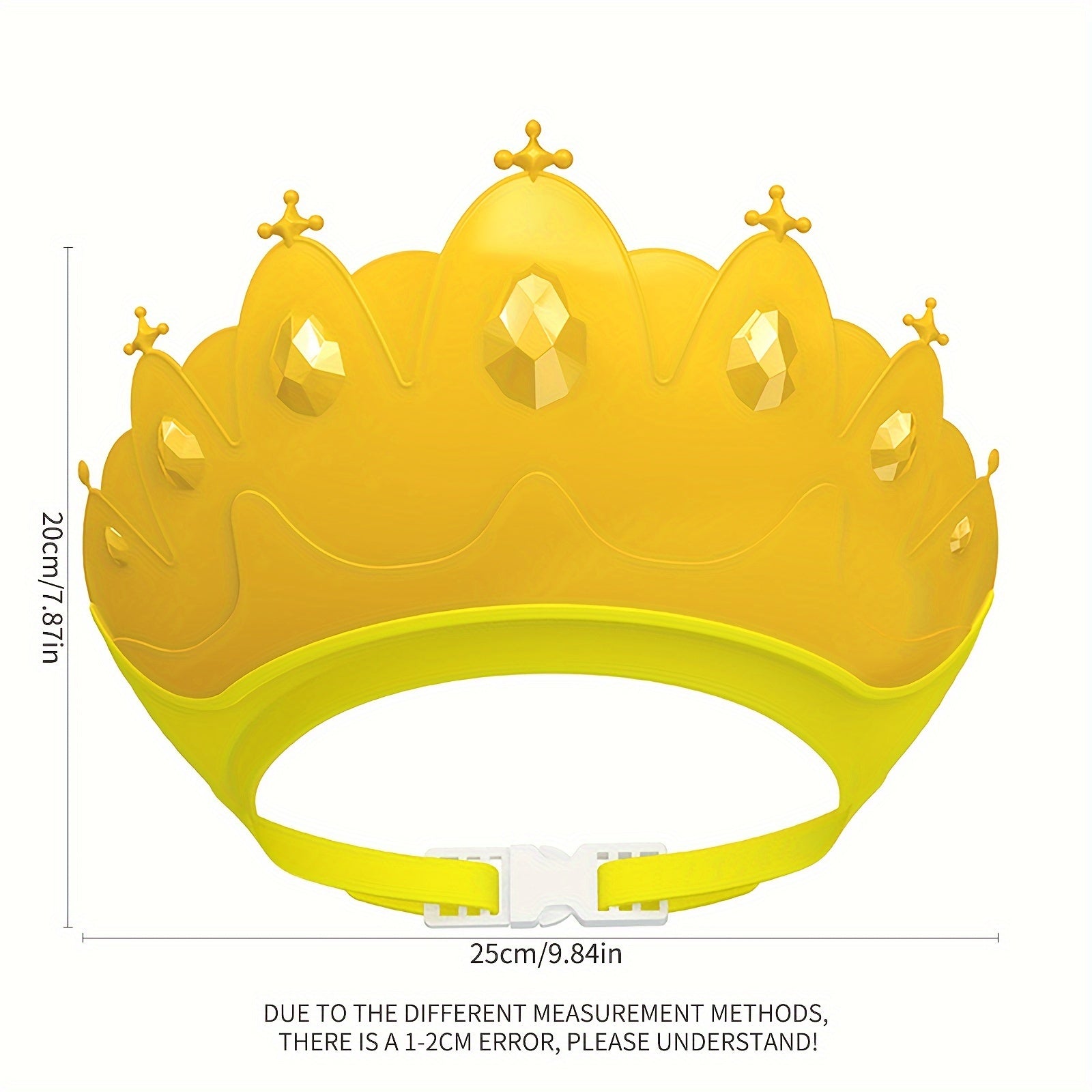 Cappuccio per Doccia per Bambini con Protezione per le Orecchie - Berretto da Bagno Impermeabile e Regolabile per un Bagno Sicuro