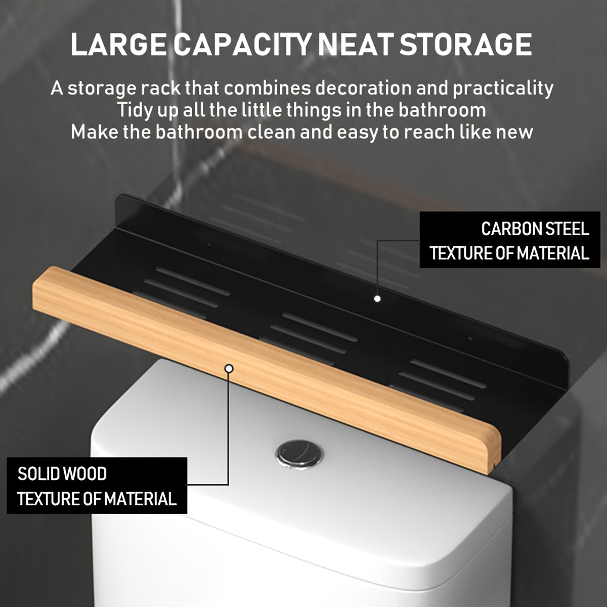 Mensola per Carta Igienica Stilosamente – Perfetta per l'Organizzazione del Bagno
