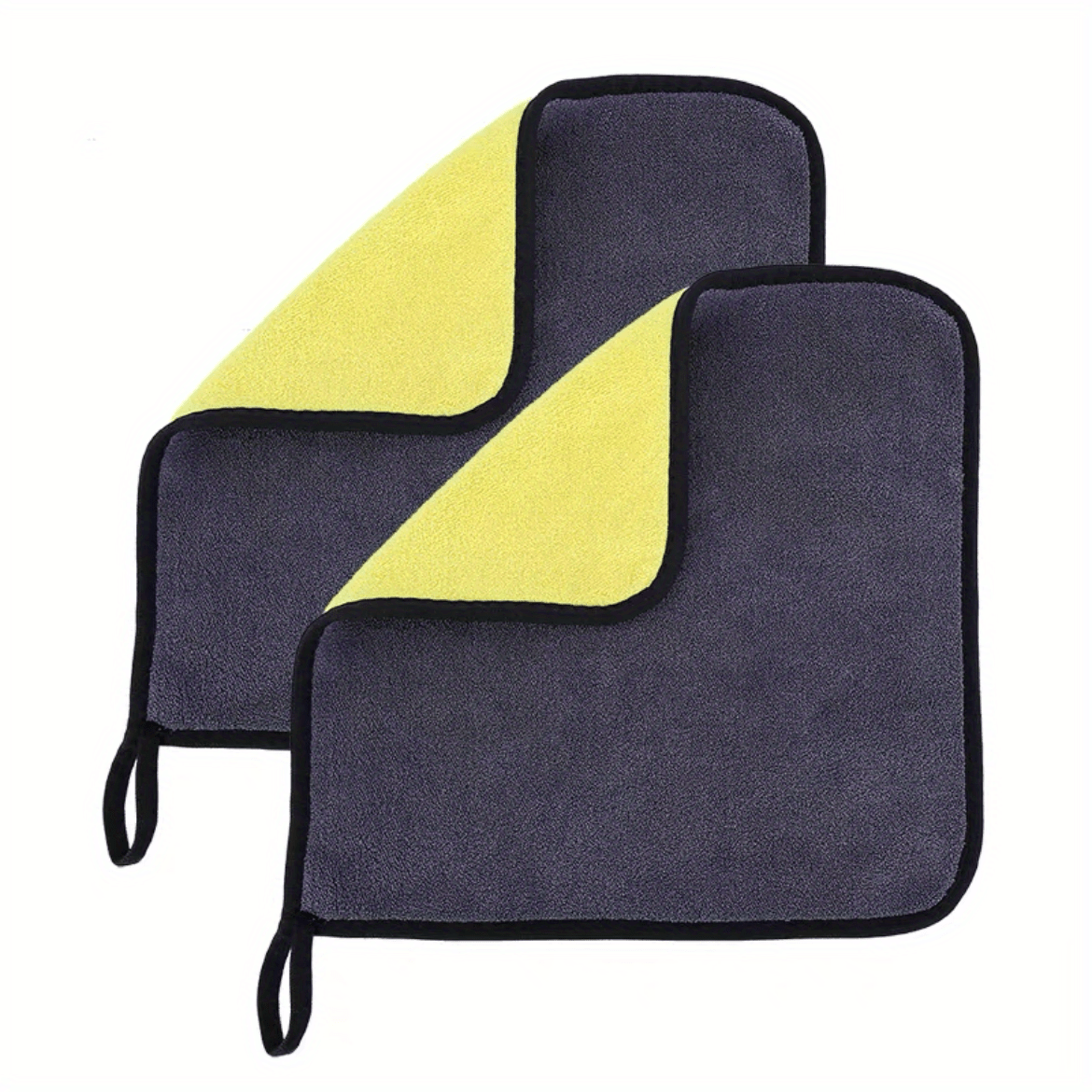 Asciugamano per Lavaggio Auto in Microfibra Doppio Lato – Morbido e Assorbente per Lucentezza