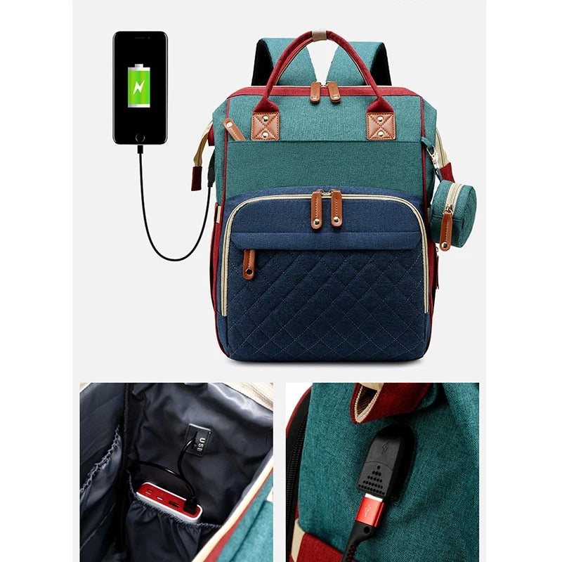 Zaino Baby Avontuur con Letto Estraibile - Perfetto per Gite