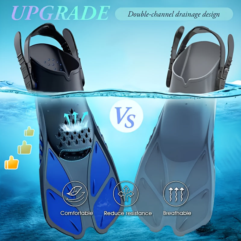 AquaFlex Pinne da Snorkeling – Ideali per Nuotare e Snorkeling