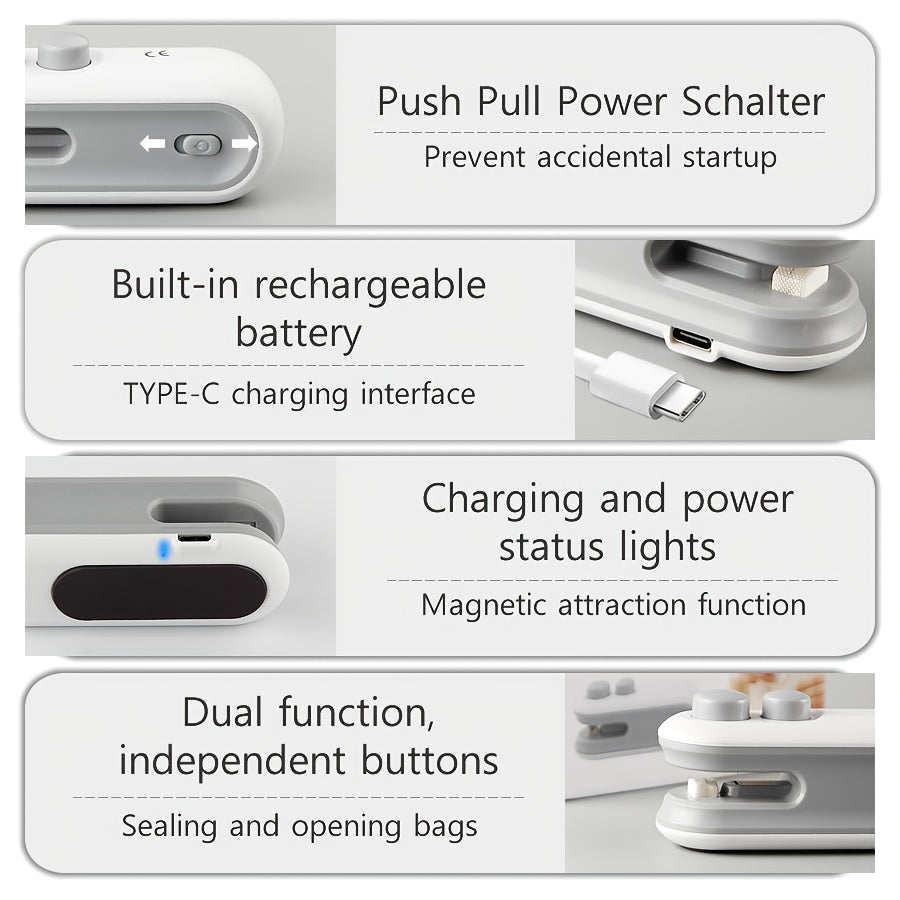 SealPro Mini Sigillatore di sacchetti – Portatile ed Efficiente
