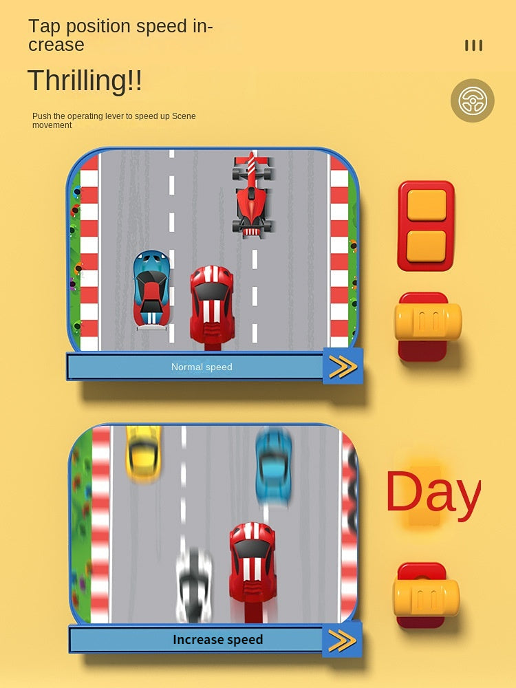 Gioco di Corse per Bambini - Giocattolo Interattivo con Volante