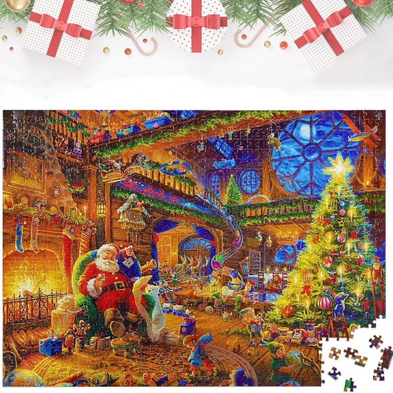 Calendario dell'Avvento Puzzles di Natale – 1008 Pezzi, Divertimento Quotidiano con i Puzzle