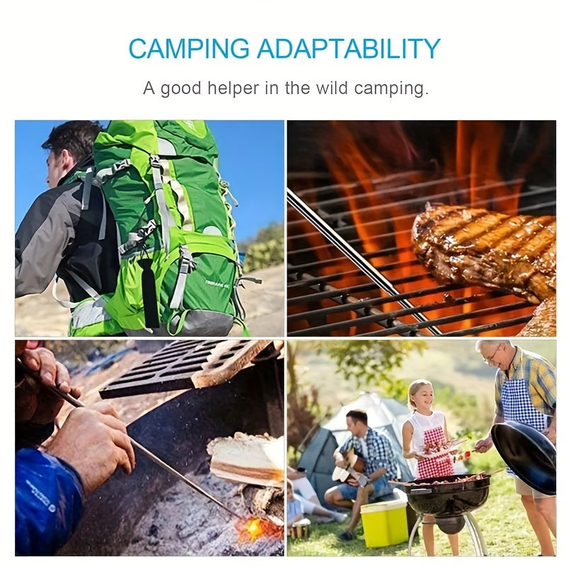 Tubo Telescopico per Soffiare Fuoco - Utile e Durevole per Attività all'Aperto