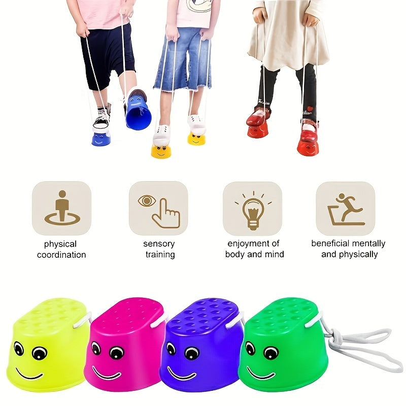 Stilt-Walkers Colorati per Bambini – Sviluppa Equilibrio e Coordinazione con Stile