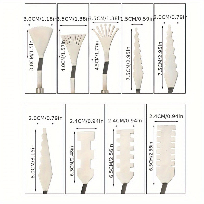 Set di Coltelli da Pittura Miscela Master – Precisione e Creatività per l'Arte dell'Olio