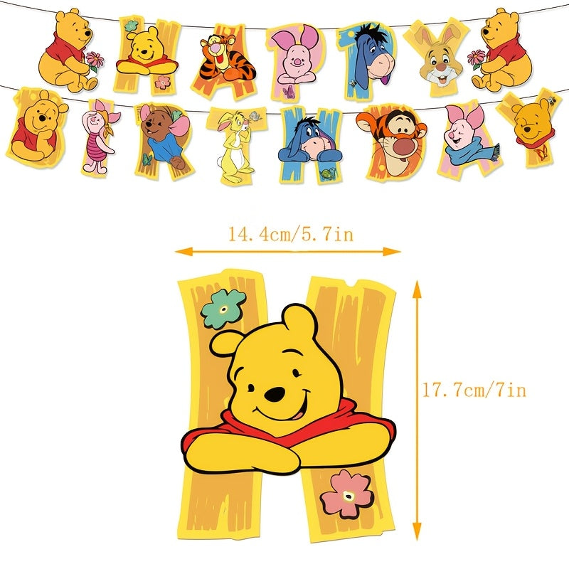 Set di Feste Disney Winnie the Pooh – Completo di Decorazioni per una Festa Magica