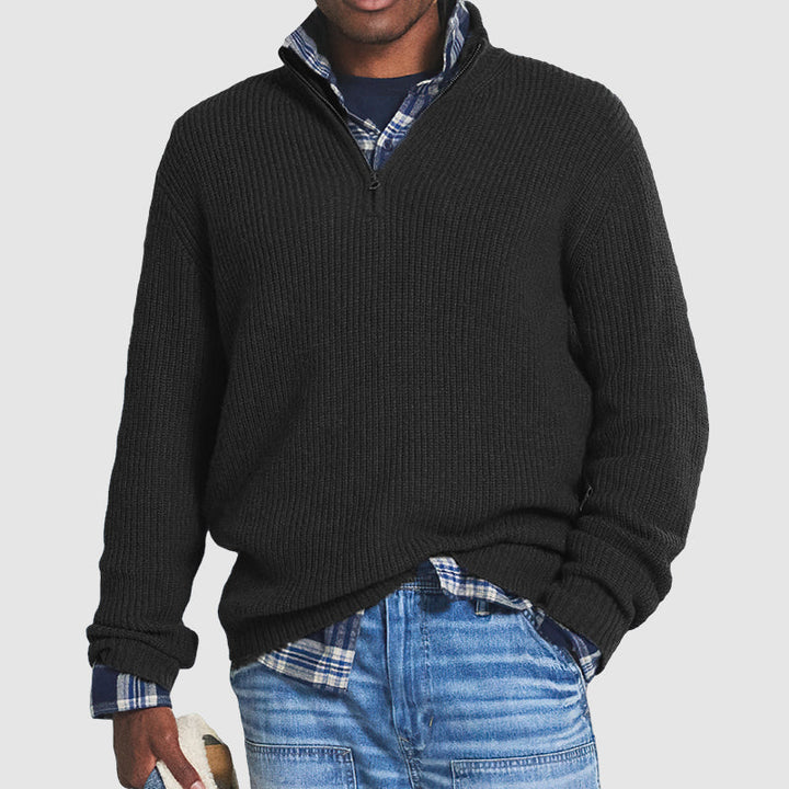 Maglione da Uomo con Collo Alto - Lusso e Comfort in Cashmere