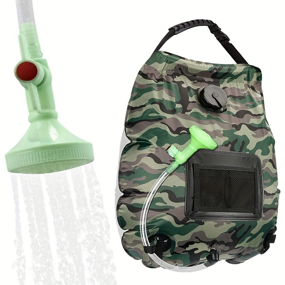 SunnyFlow Sacco doccia solare – Pratico, Impermeabile e Con Termometro