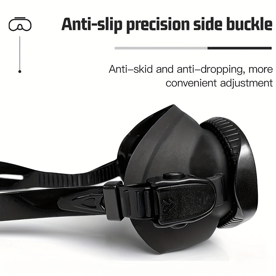 Maschera da sub temperata con custodia - Occhiali da sub con anti-appannamento e attacco per fotocamera