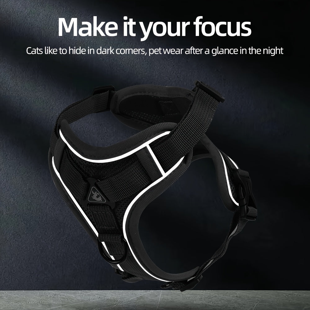 Imbracatura e Guinzaglio Riflettente per Gatti – Ideale per Passeggiate e Addestramento