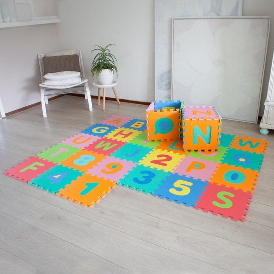 KidPuzzle - XL Numero & Alfabet Puzzle Mat