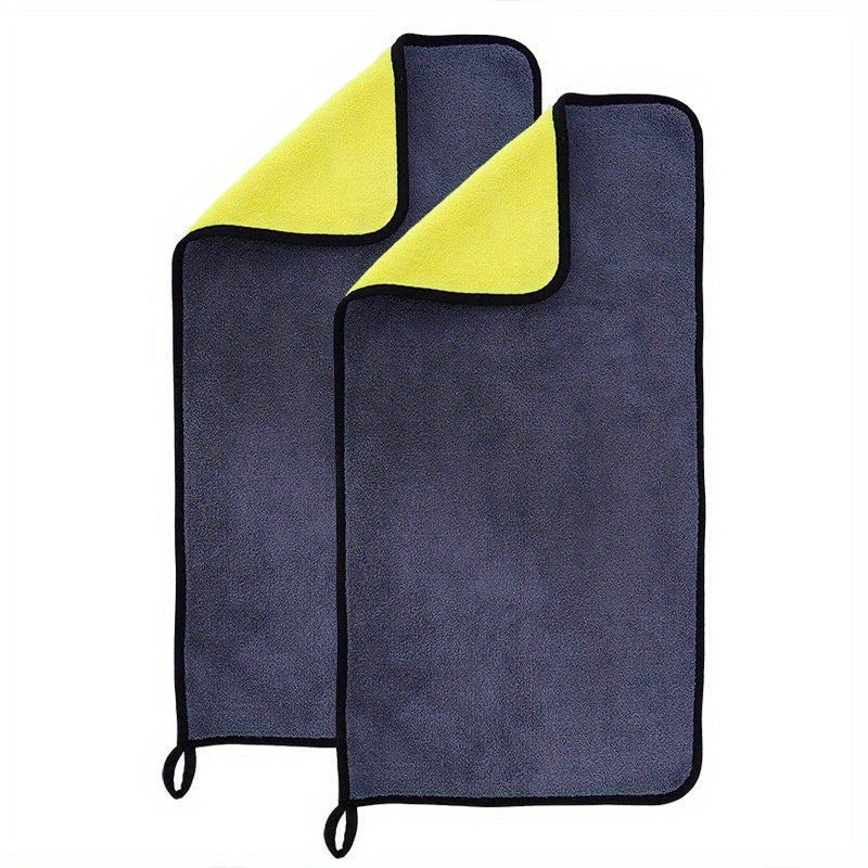 Asciugamano per Lavaggio Auto in Microfibra Doppio Lato – Morbido e Assorbente per Lucentezza