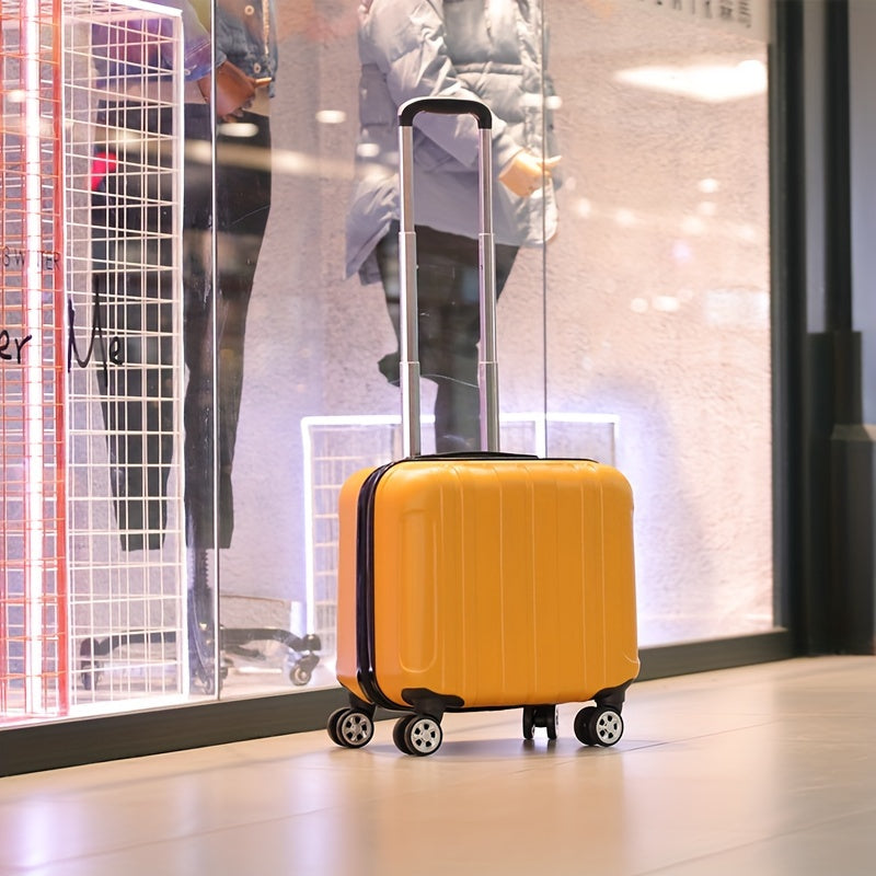 Valigia elegante da 18 pollici – Valigia da cabina per aviazione con ruote girevoli silenziose e costruzione robusta