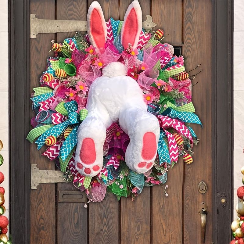 Ghirlanda di Coniglio di Pasqua – Perfetta per Decorazioni Primaverili e Pasquali