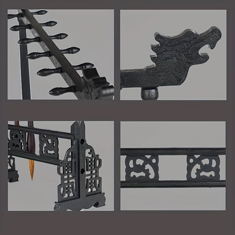 Elegante Porta Pennelli Calligrafici Tradizionale – Fatto a Mano con 12 Fessure