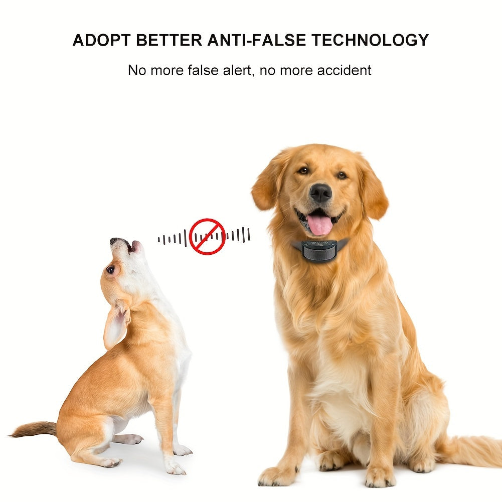 Collare Vibrante Anti-Abbaio Ricaricabile – Correzione Comportamentale Confortevole ed Efficace