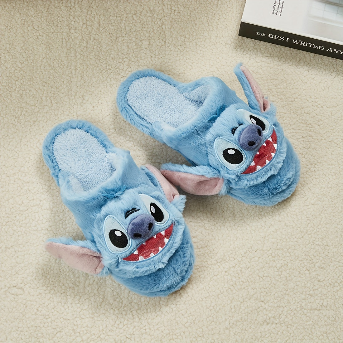 Pantofole in Peluche Disney Stitch – Morbide e Calde Pantofole da Casa per i Giorni Freddi