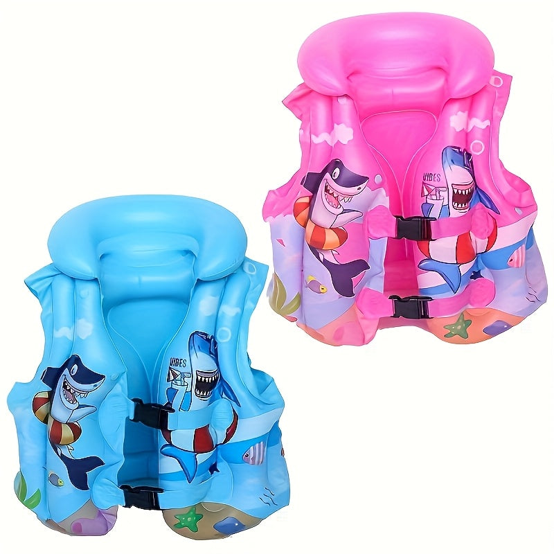 Gilet da Nuoto con Stampa di Squali – Confortevole e Sicuro per il Divertimento in Acqua