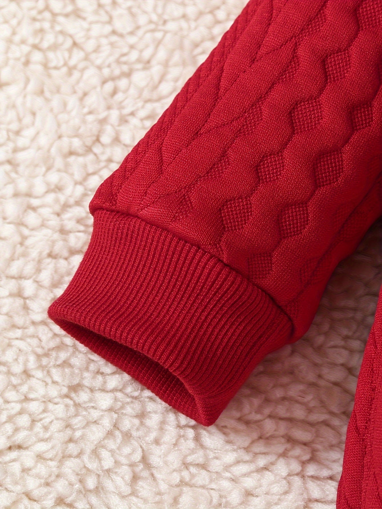 Luna Baby Body – Delizioso Body Rosso Trapuntato con Fiocchi per l'Inverno