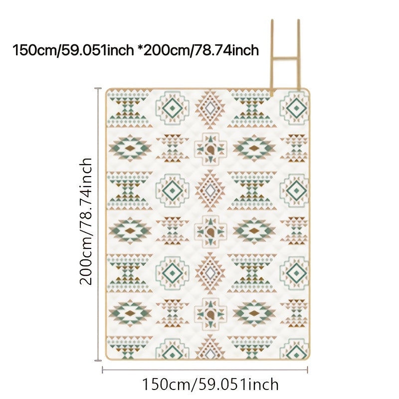 Coperta da Picnic Confortevole – Pieghevole e Impermeabile per Divertimento all'Aperto