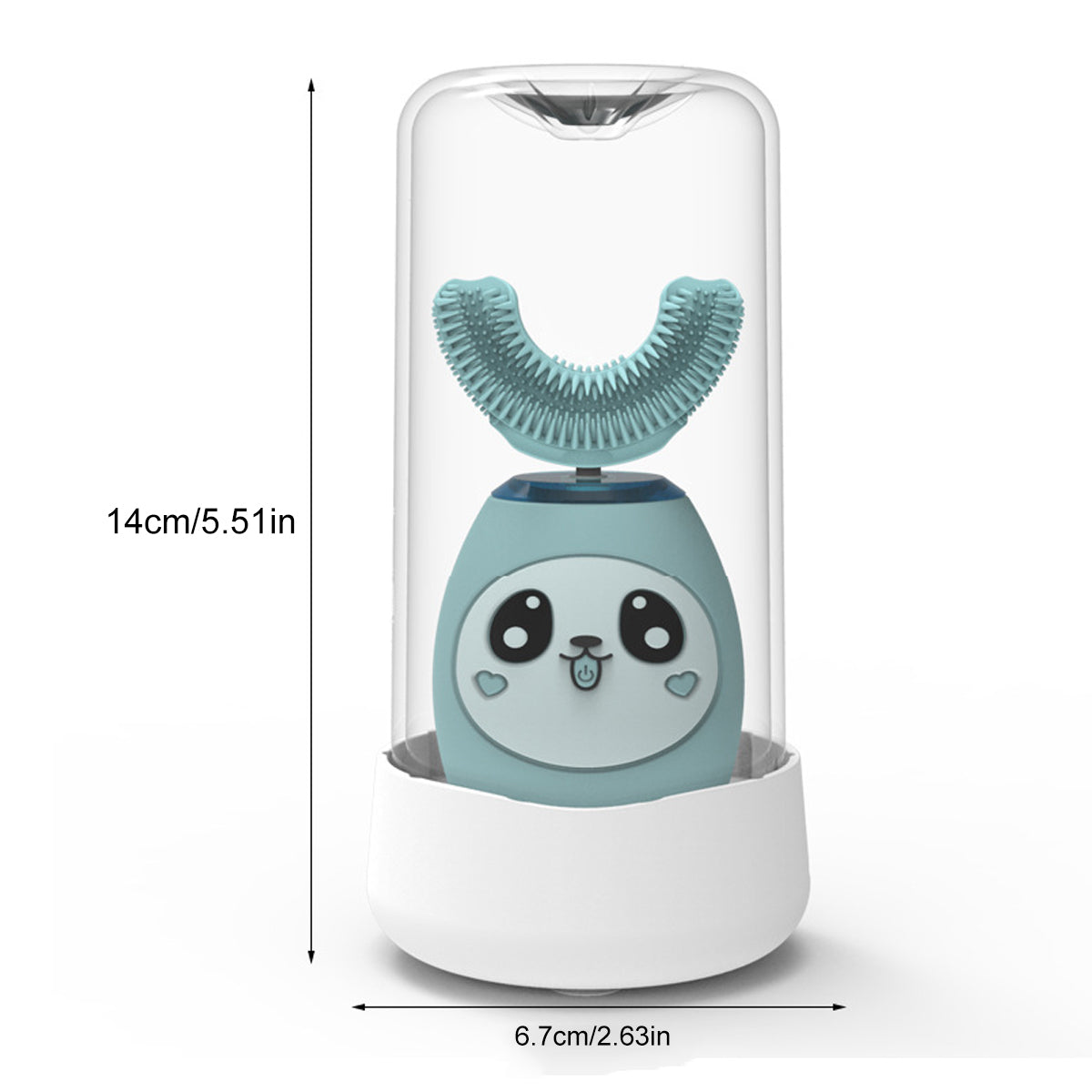 Spazzolino Automatico per Bambini - Cura della Bocca Veloce ed Efficace