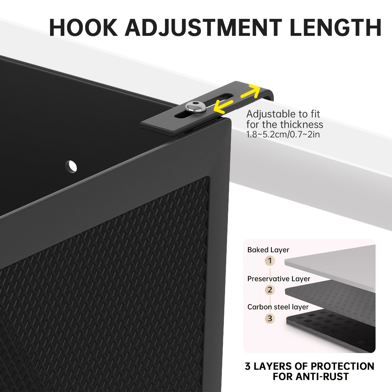 Cestino Metallico Regolabile con Ganci - Soluzione Pratica per l'Organizzazione