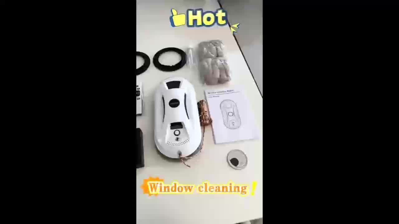 Pulitore di Finestra Completamente Automatico – Spazzola per Vetro Intelligente con Telecomando per una Pulizia Efficiente