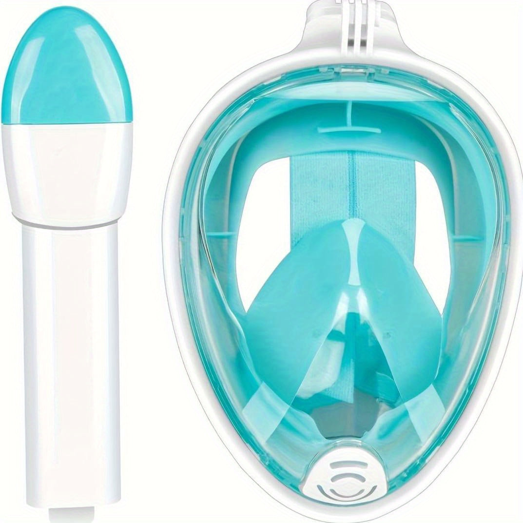 Set di Maschera Subacquea Panoramica HD – Visione e Comfort Migliorati per Snorkeling e Nuoto