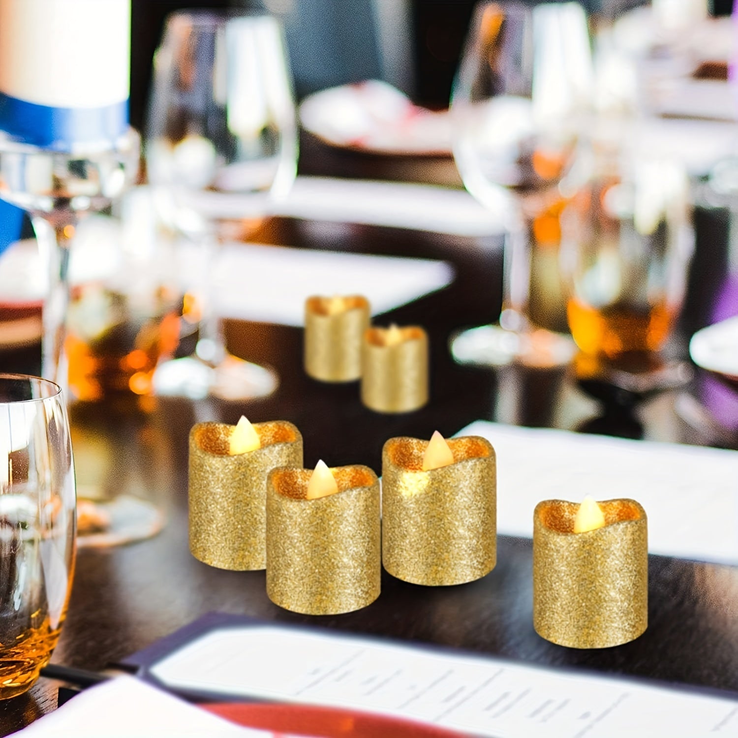 Candele LED Luccicanti – Per un'atmosfera accogliente