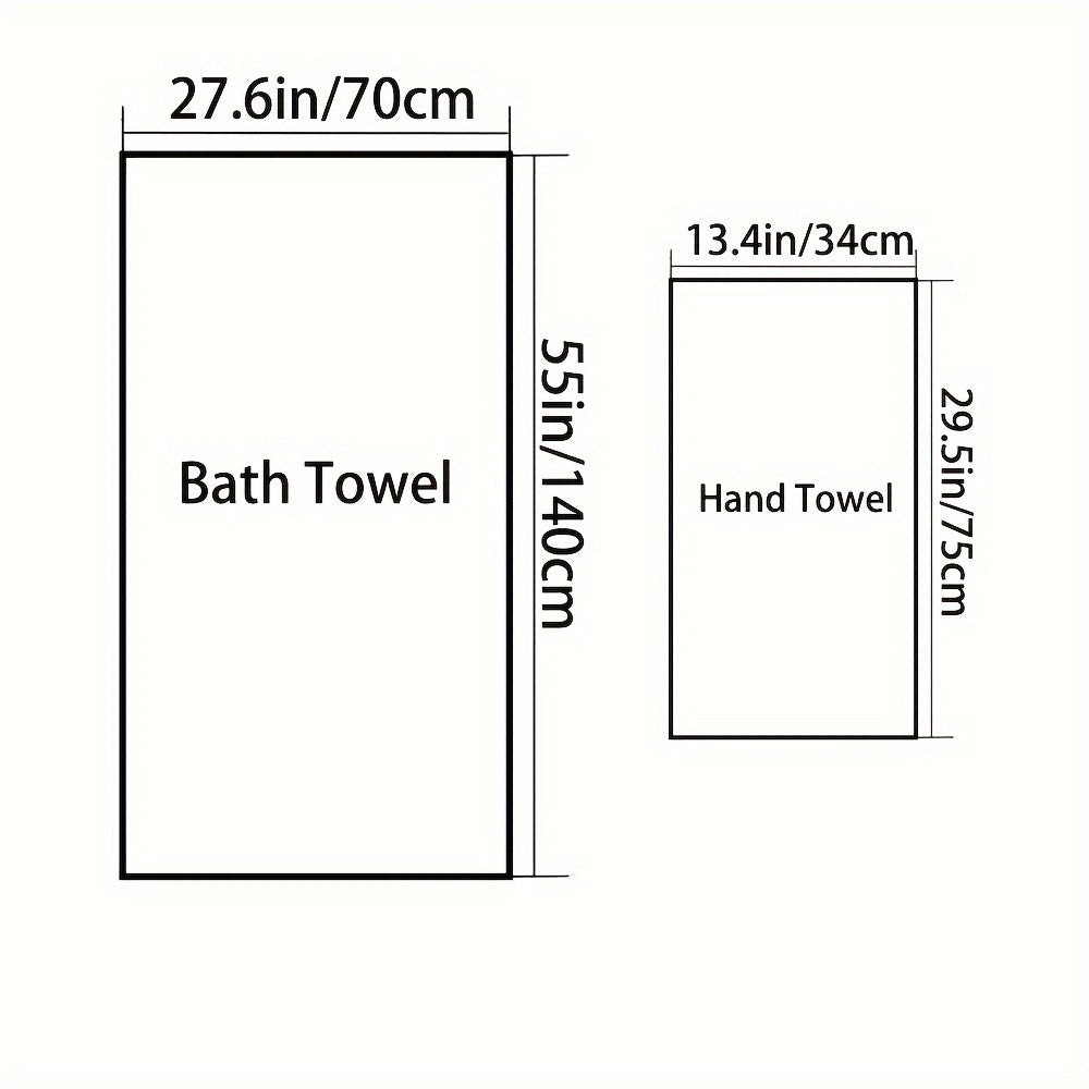 Set di Asciugamani da Bagno in Cotone Premium – Morbidi e Assorbenti