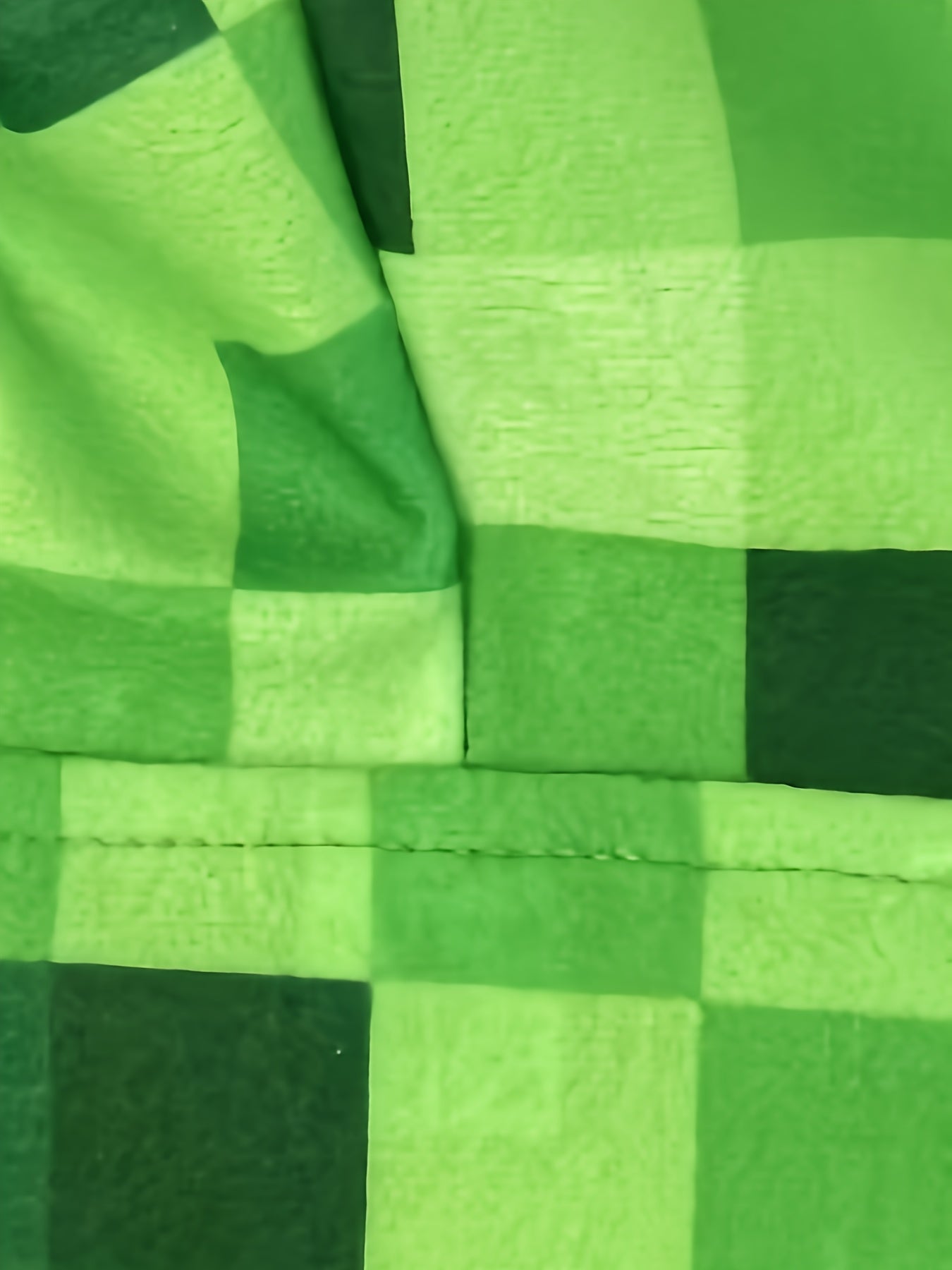 Minecraft Ispirato Verde a Quadri Tuta per Bambini – Perfetta per Halloween e Feste