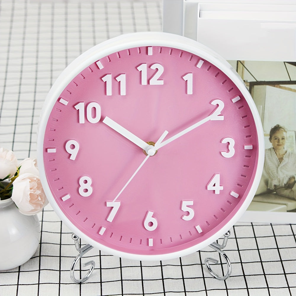 PinkTime Orologio da Parete Rosa - Moderno e Decorativo per Ogni Stanza