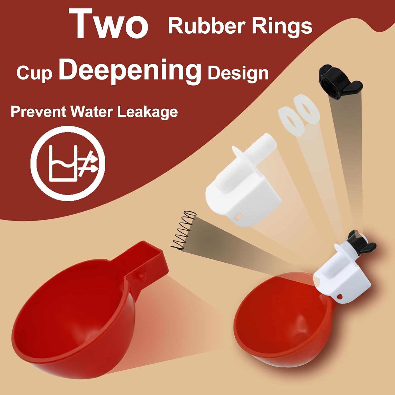 Set di 10 Beccucci per Bere per Galline – Pratico ed Efficiente