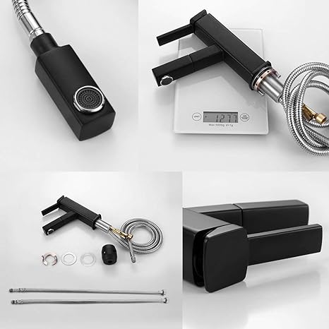 Rubinetto da Bagno di Lusso con Doccia Estraibile – Elegante e Funzionale