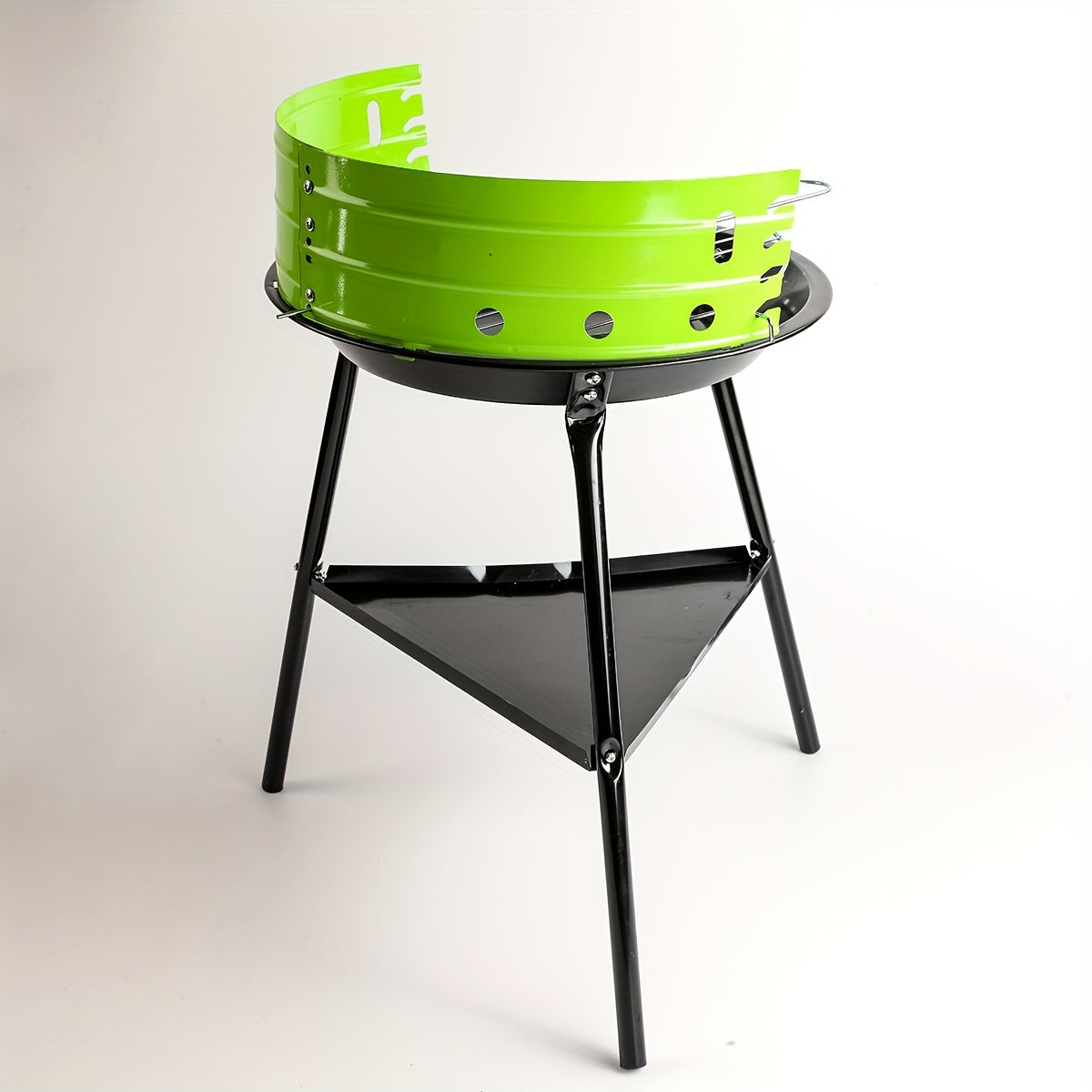 Barbecue Portatile in Metallo – Smontabile, Leggero e Perfetto per Campeggio o Giardino