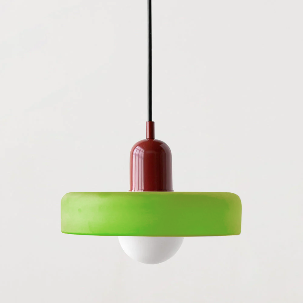 ColorLoop Pendant – Lampada a sospensione artistica in stile Bauhaus con luce calda