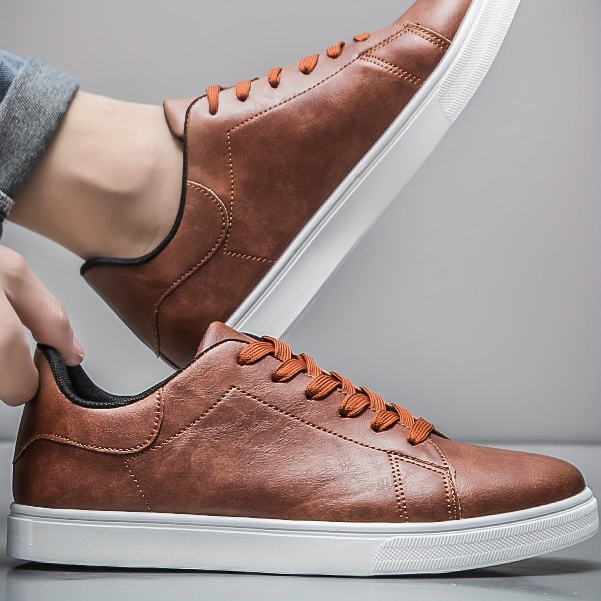 Sneakers Casual da Uomo con Lacci – Confortevoli e Moderne per Primavera e Estate