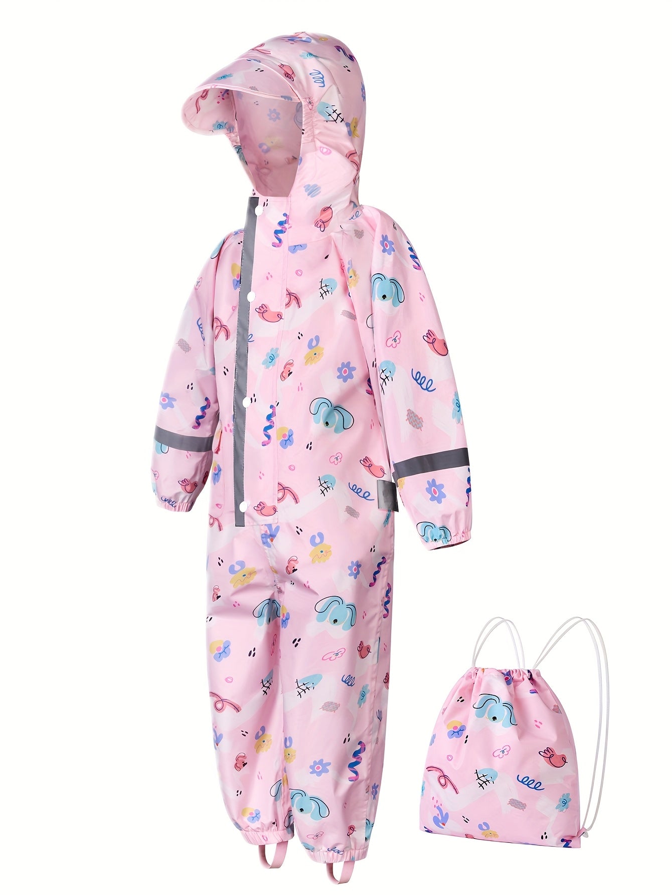 Tuta Impermeabile e Gioiosa per Bambini – Traspirante e Confortevole per Attività all'Aperto