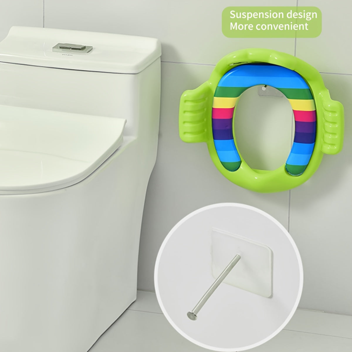Sedile per Toilette a Forma di Rana - Divertente Allenamento alla Toilette per Bambini