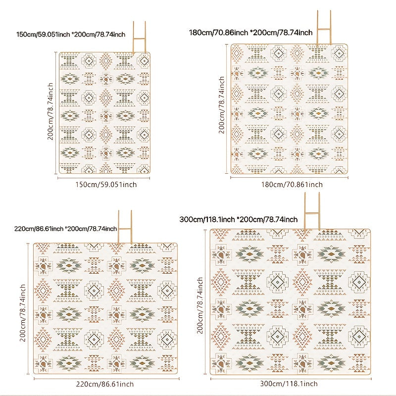 Coperta da Picnic Confortevole – Pieghevole e Impermeabile per Divertimento all'Aperto