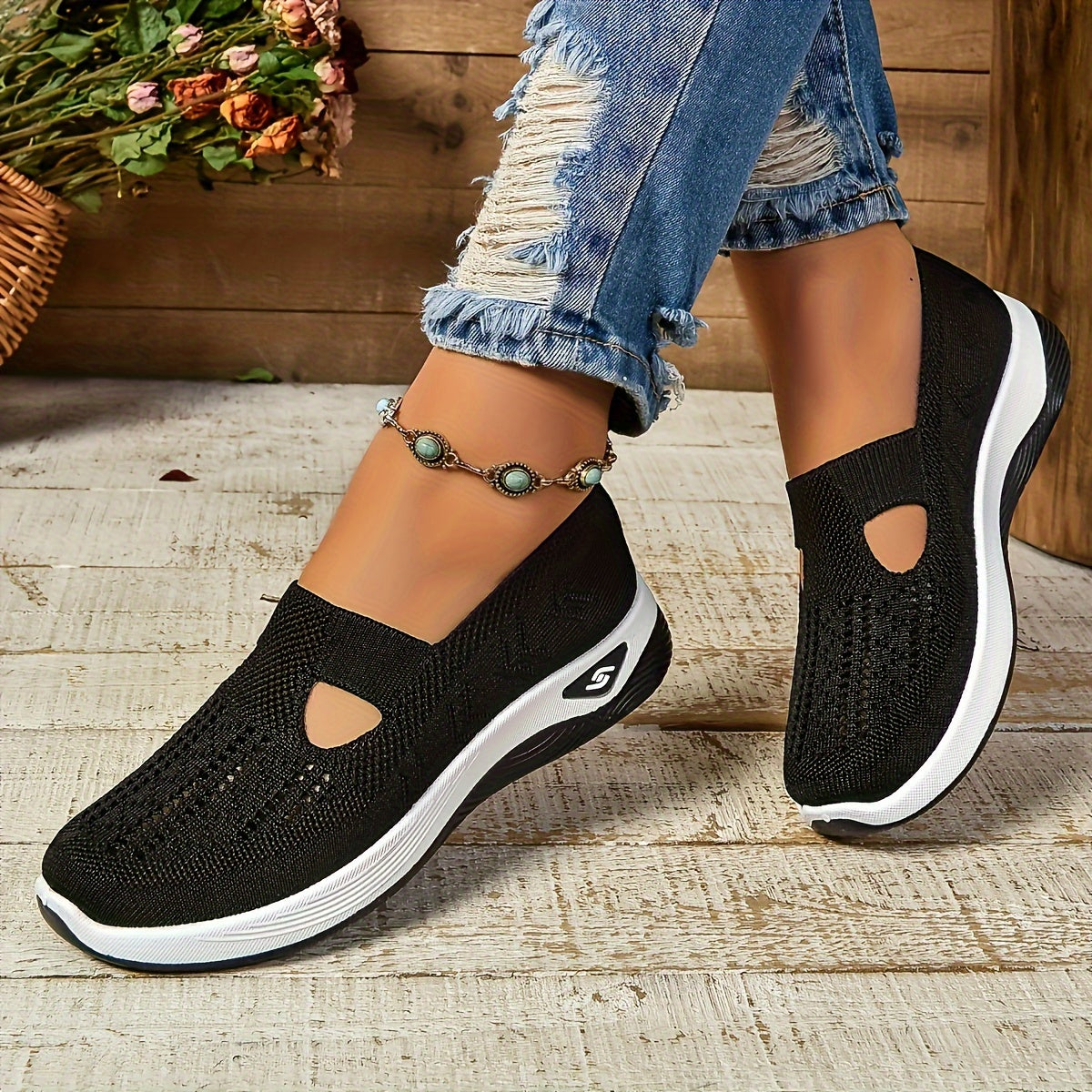 Sense - Sneakers Slip-on Casual Traspiranti