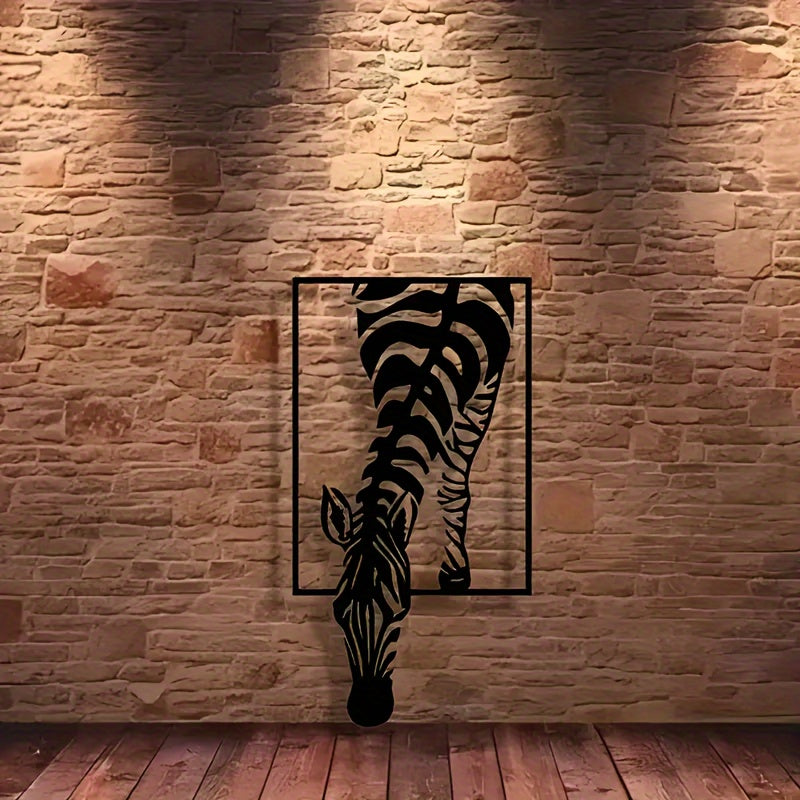 Decorazione da Parete Silhouette Zebra - Eleganza Stile per il Tuo Spazio