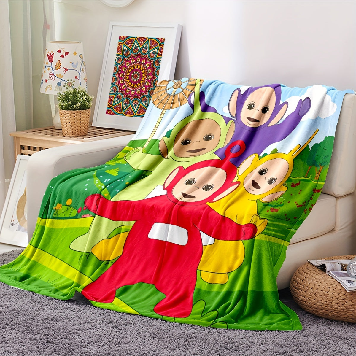 Coperta Teletubbies - Per Bambini, Morbida e Versatile