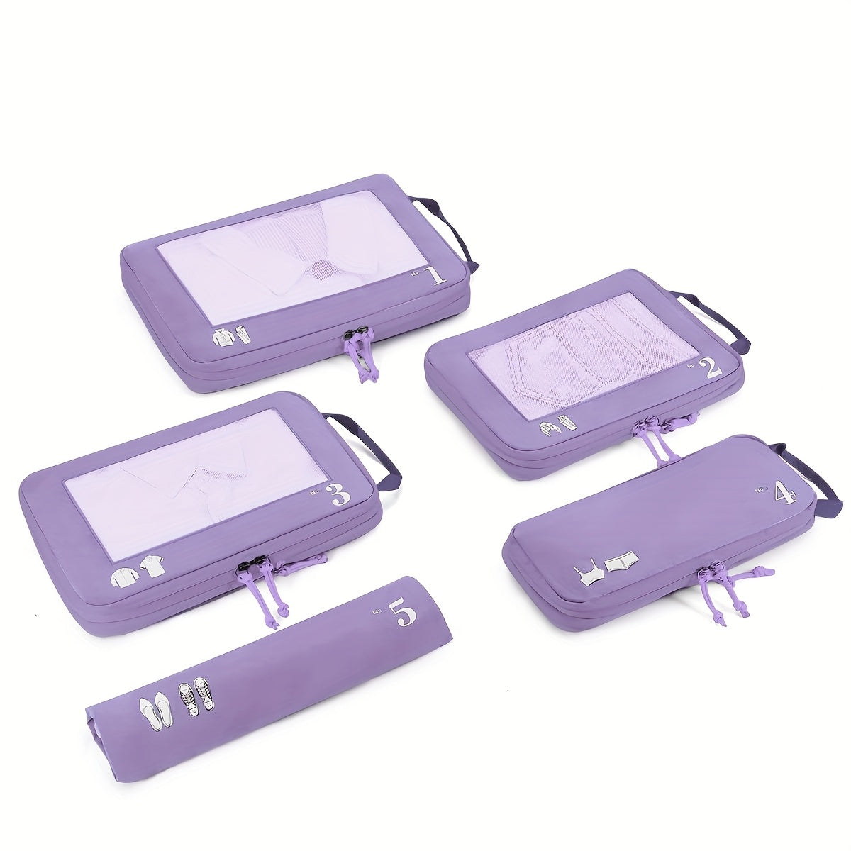 TravelSmart Set di Organizer da Viaggio Compressi – Soluzione Efficiente per i Bagagli