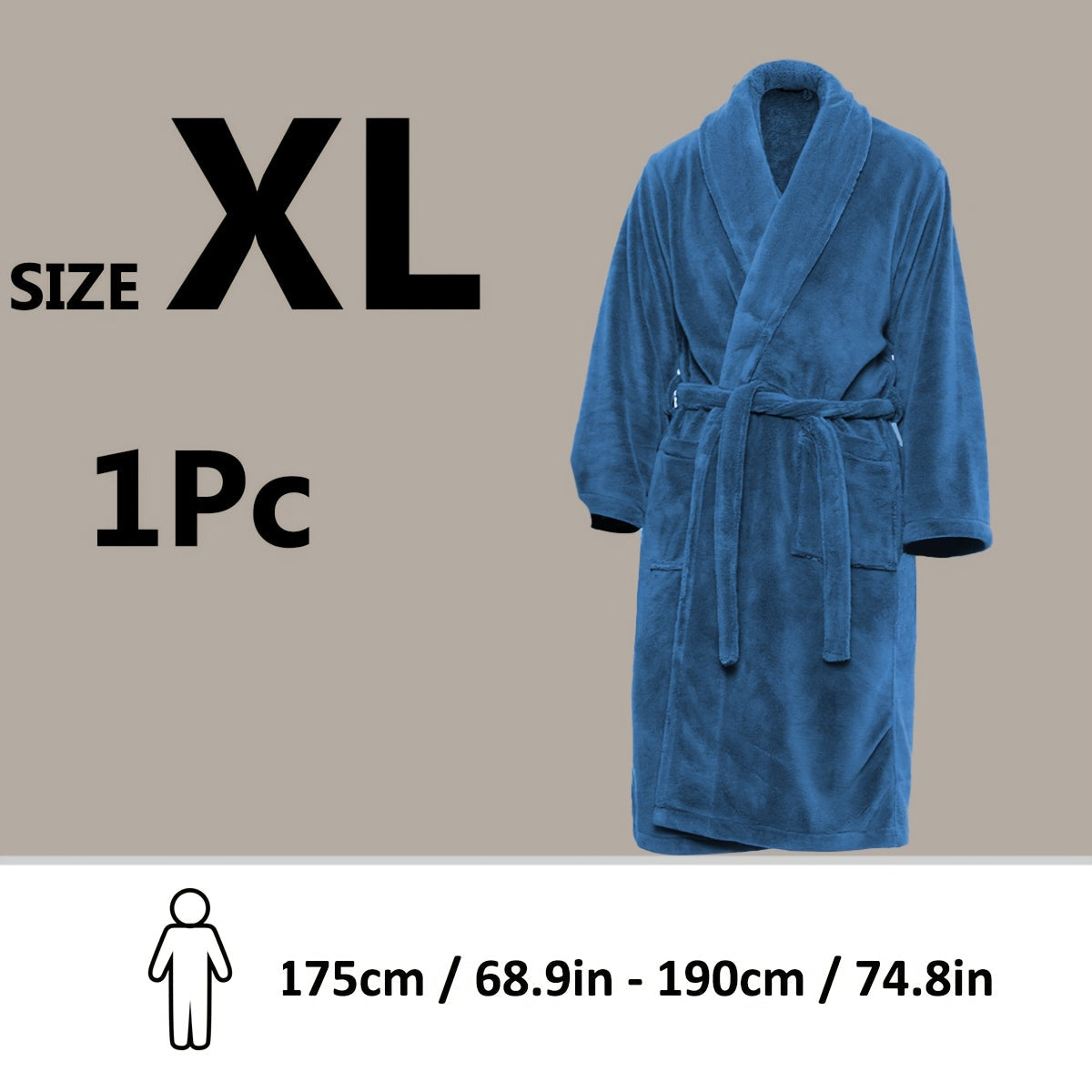 Accappatoio Unisex in Fleece Corallo – Ultra Morbido e Caldo per il Tuo Comfort