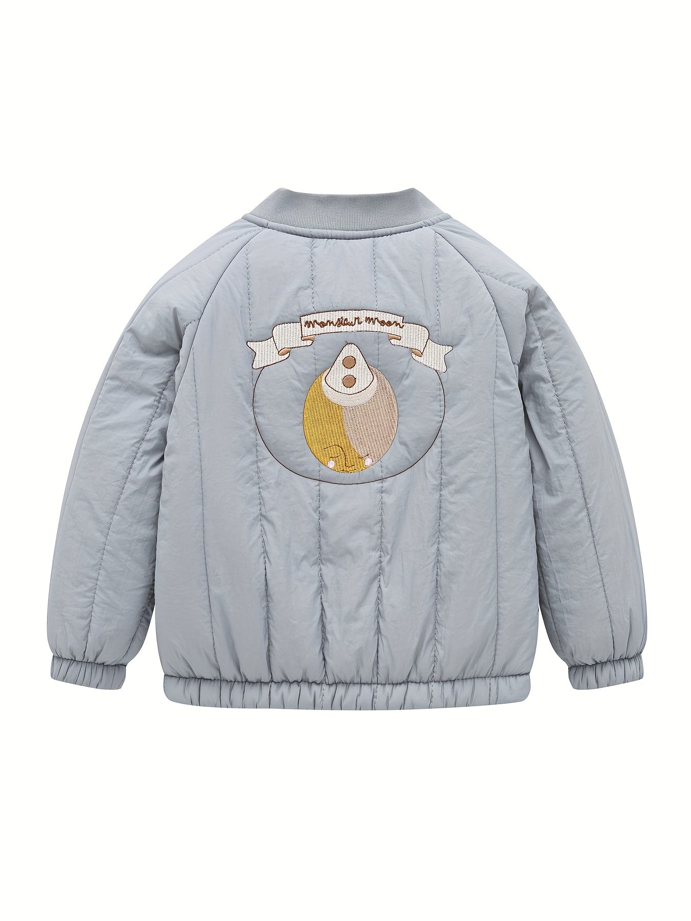 Giacca per Bambini Carina con Luna Ricamata – Perfetta per Autunno e Inverno
